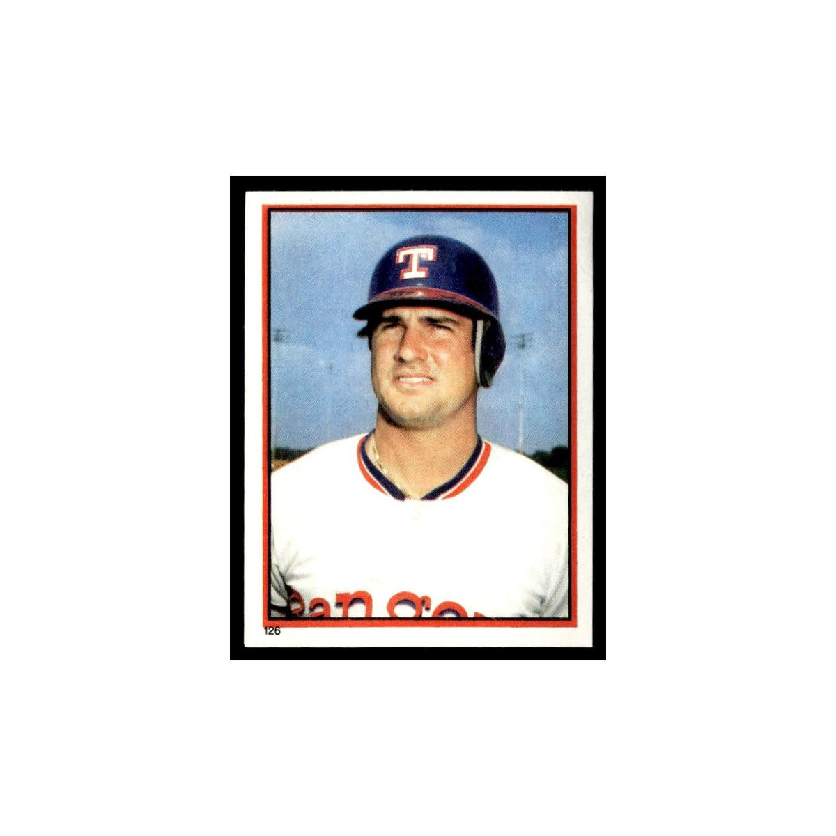 Jim Sundberg 1983 Topps Stickers #126 Texas Rangers Baseball Card NM