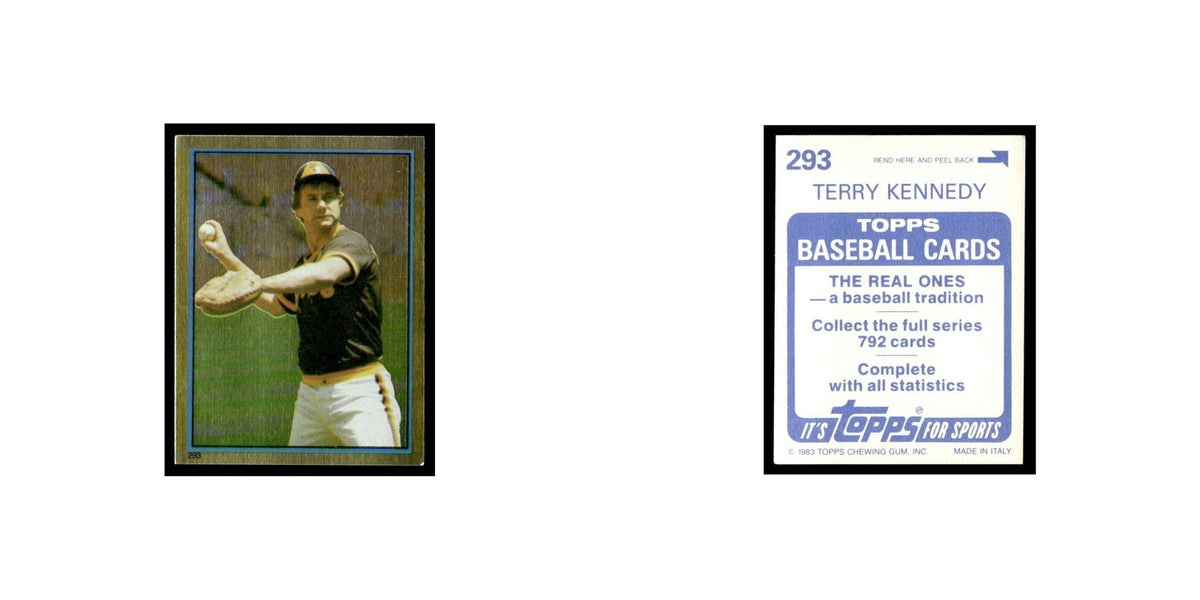Terry Kennedy 1983 Topps Stickers #293 San Diego Padres Baseball Card NM