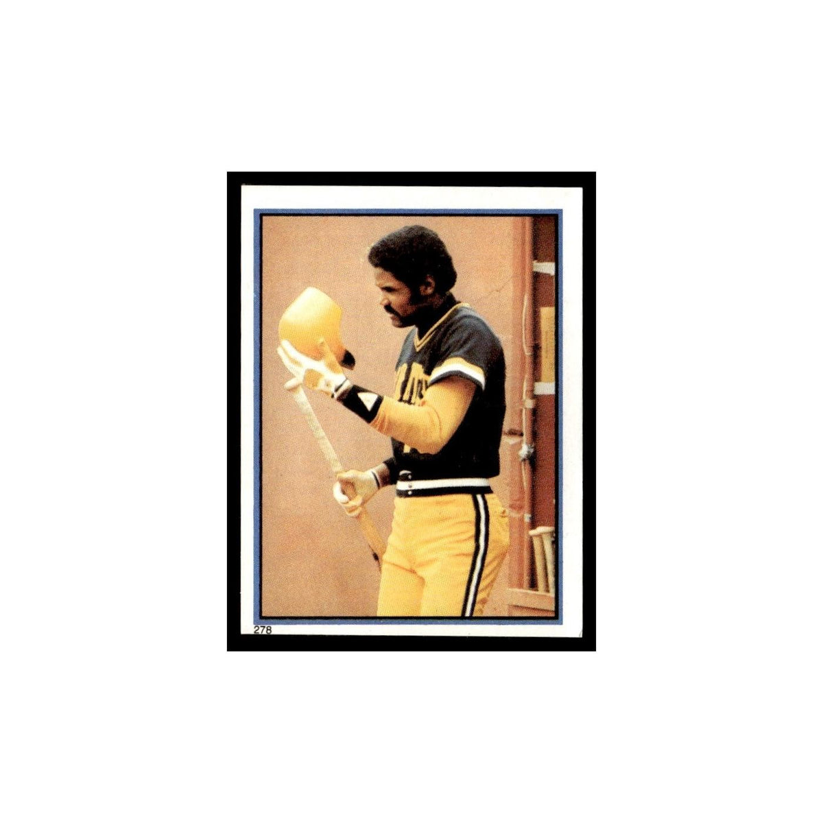 Omar Moreno 1983 Topps Stickers #278 Pittsburgh Pirates Baseball Card NM