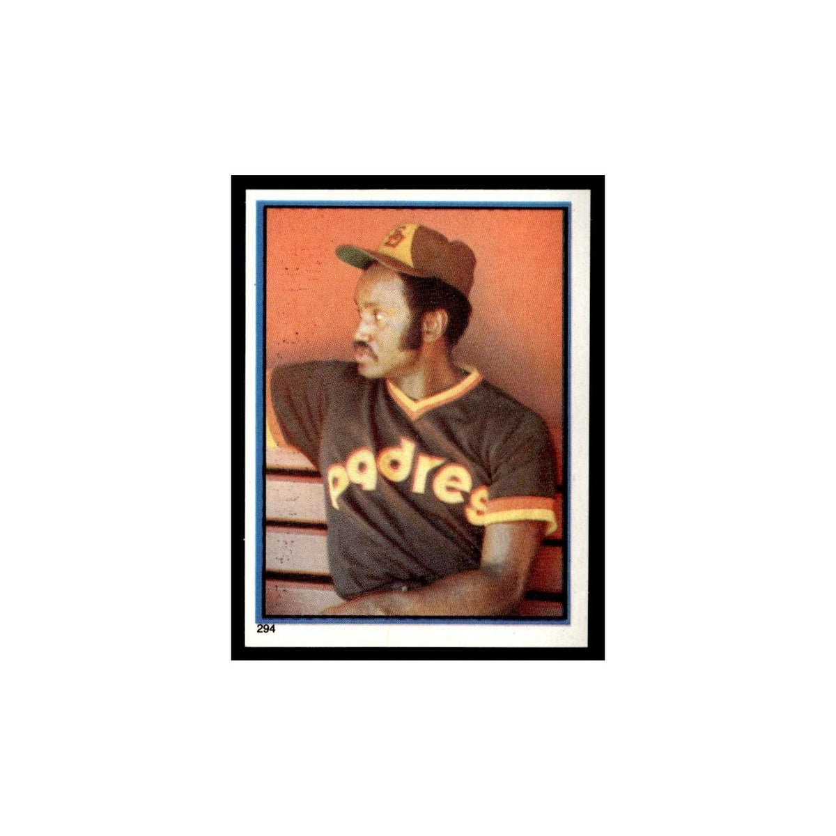 Gene Richards 1983 Topps Stickers #294 San Diego Padres Baseball Card NM