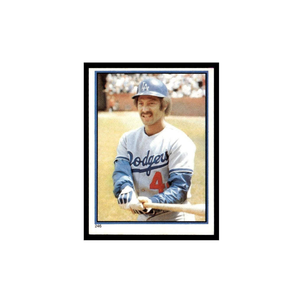 Ken Landreaux 1983 Topps Stickers #246 Los Angeles Dodgers Baseball Card NM