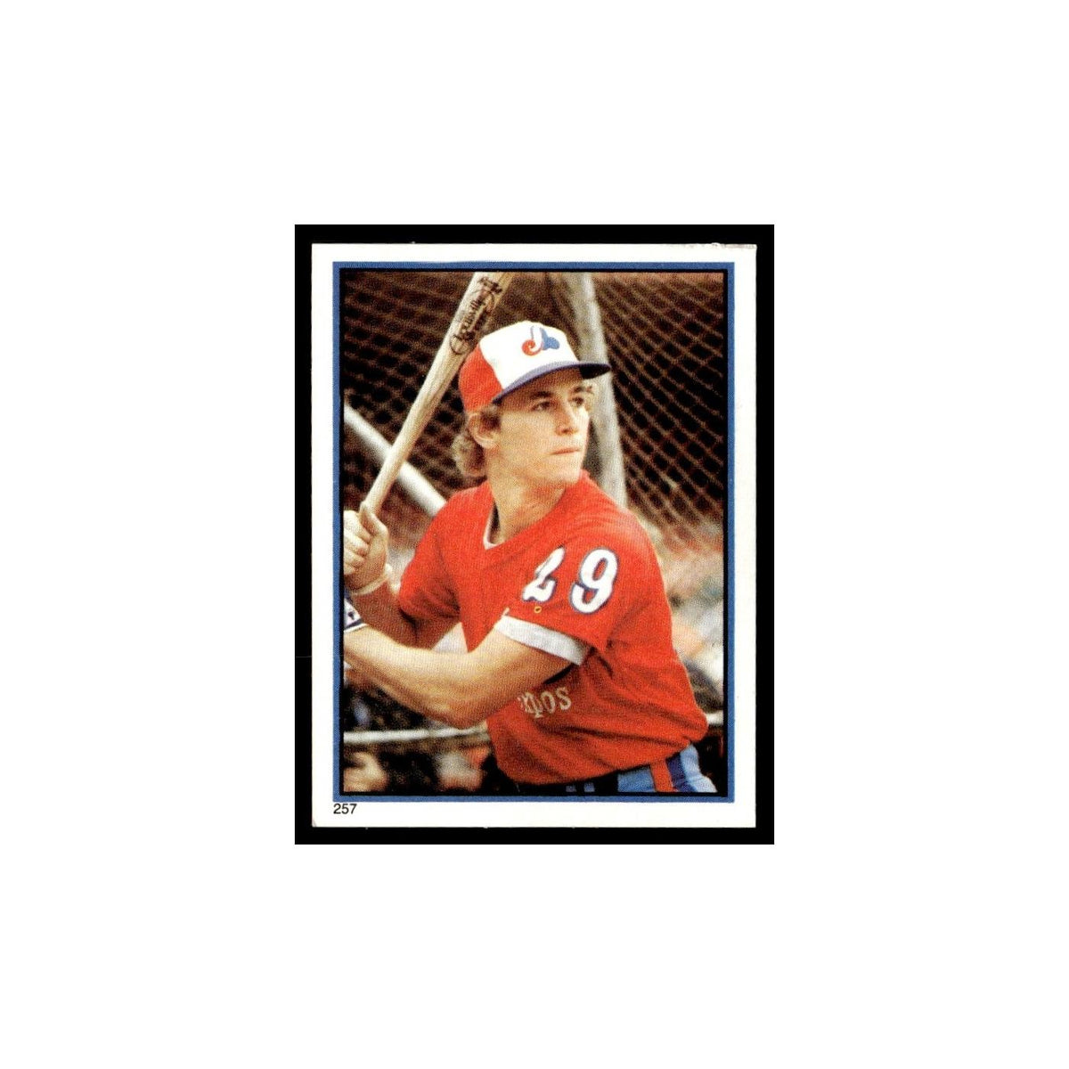 Tim Wallach 1983 Topps Stickers #257 Montreal Expos Baseball Card NM