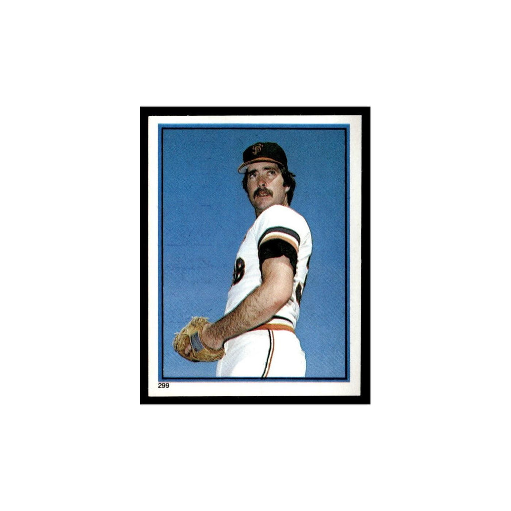 Greg Minton 1983 Topps Stickers #299 San Francisco Giants Baseball Card NM