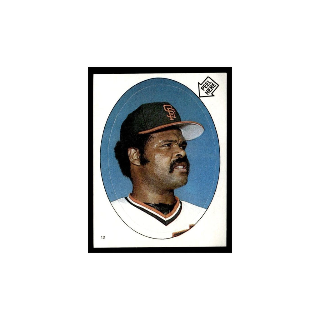Reggie Smith 1983 Topps Stickers #12 San Francisco Giants Baseball Card NM