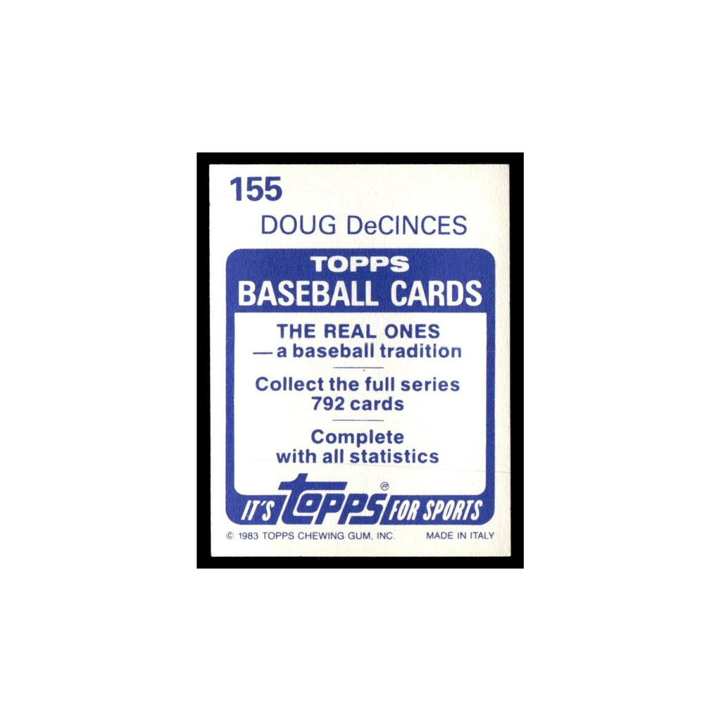 Doug DeCinces 1983 Topps Stickers #155 California Angels Baseball Card NM