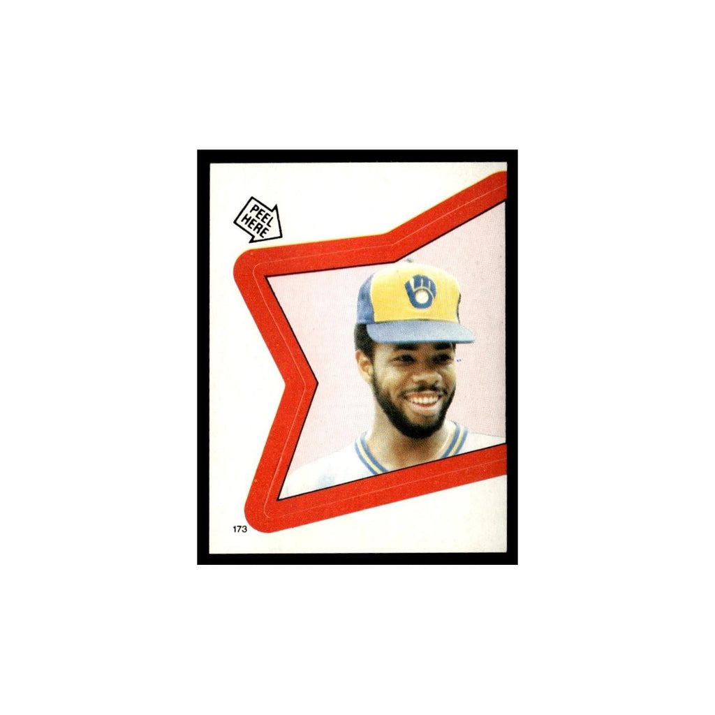 Cecil Cooper 1983 Topps Stickers #173 Milwaukee Brewers Baseball Card NM