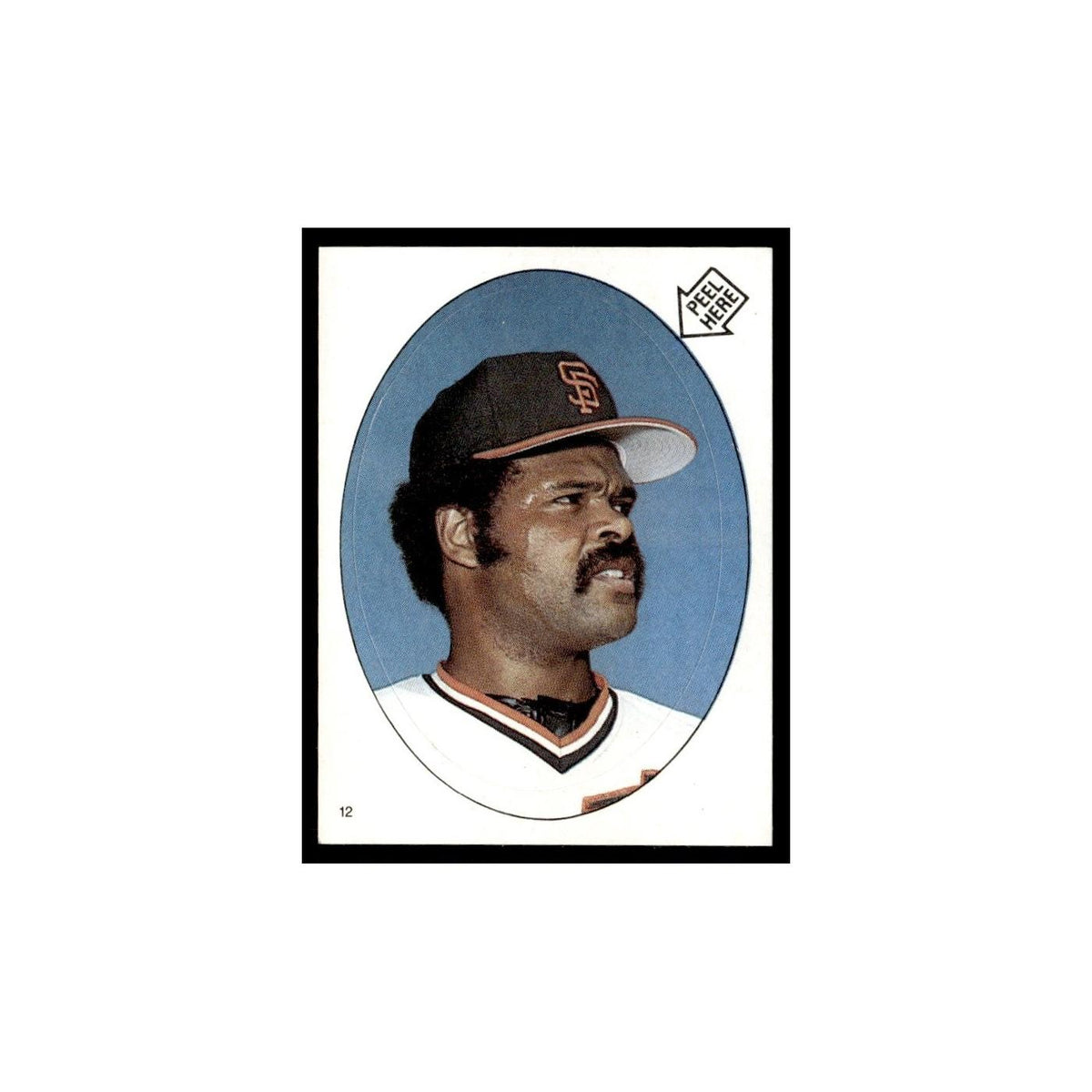 Reggie Smith 1983 Topps Stickers #12 San Francisco Giants Baseball Card NM