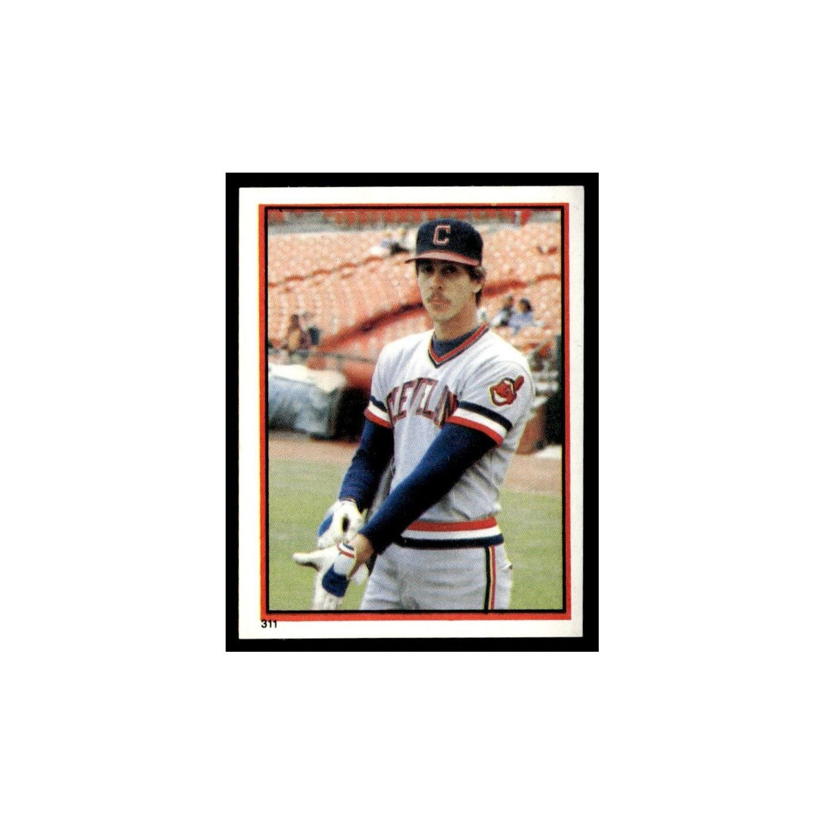 Von Hayes 1983 Topps Stickers #311 Cleveland Indians Baseball Card NM