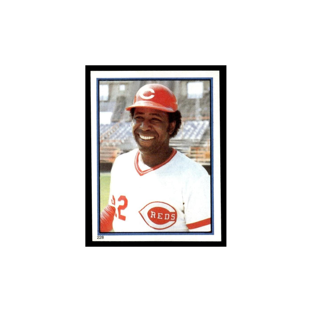 Dan Driessen 1983 Topps Stickers #228 Cincinnati Reds Baseball Card NM