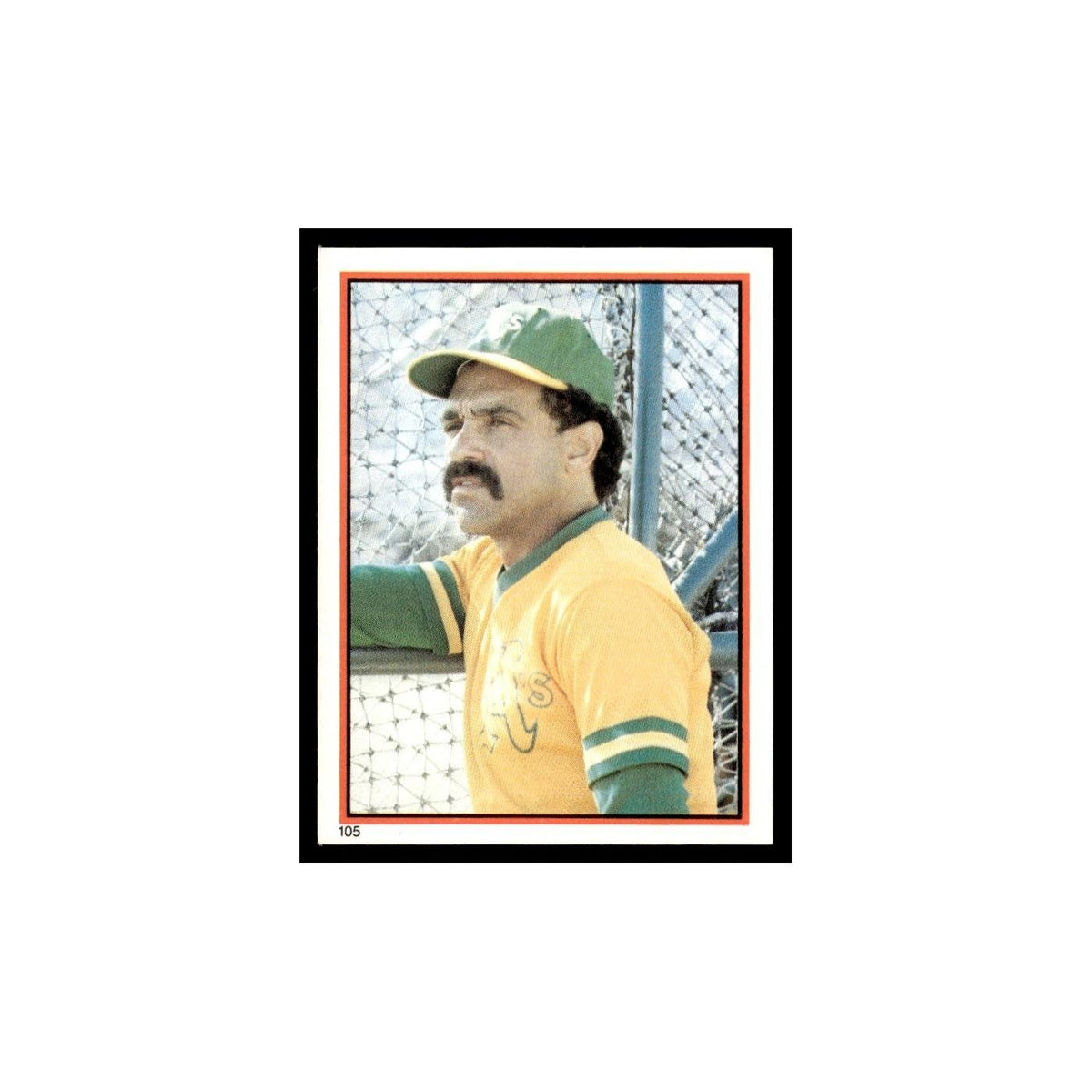 Dave Lopes 1983 Topps Stickers #105 Oakland Athletics Baseball Card NM