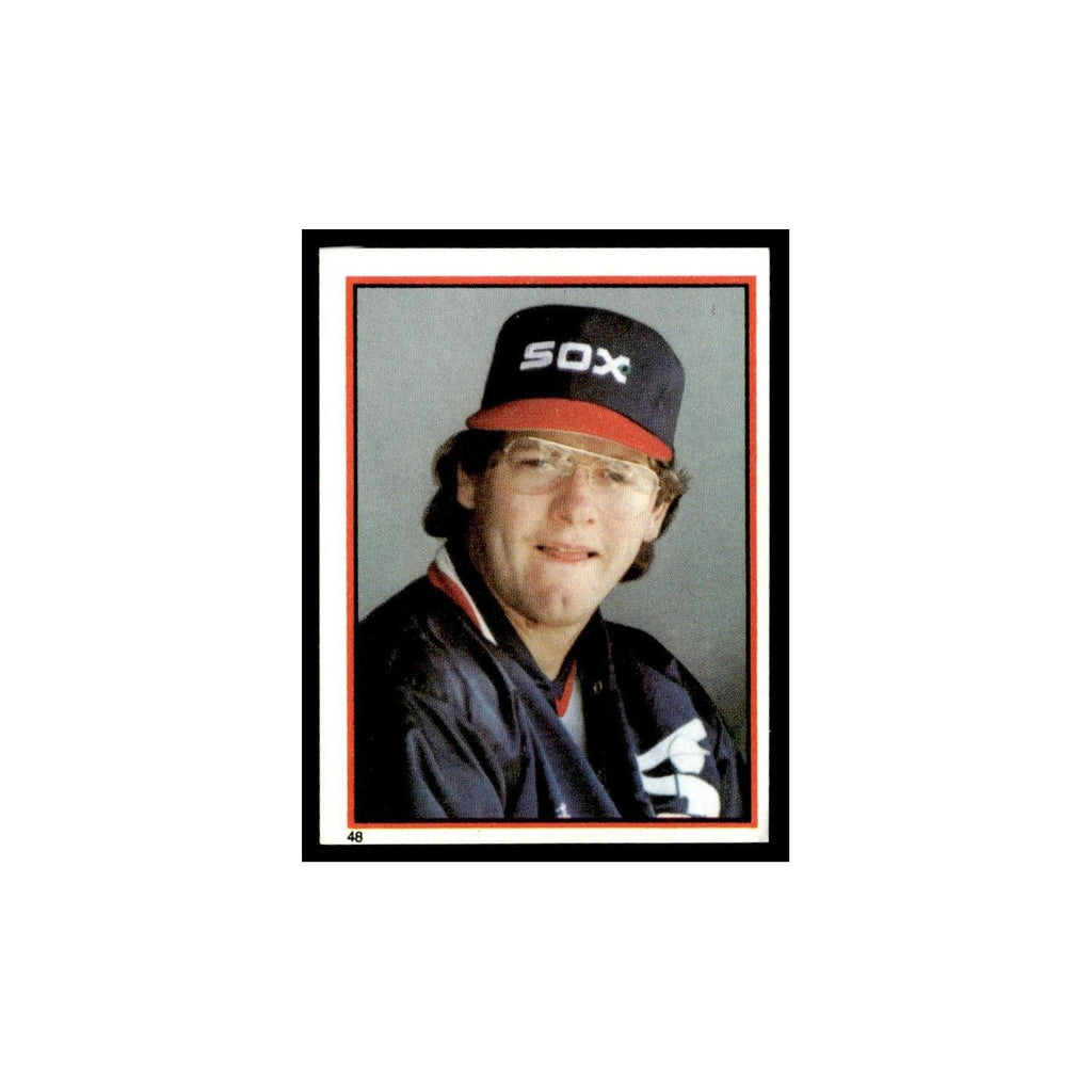 Britt Burns 1983 Topps Stickers #48 Chicago White Sox Baseball Card NM