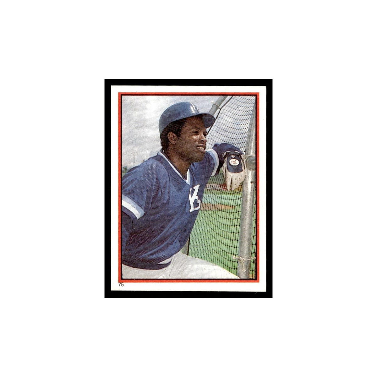 Hal McRae 1983 Topps Stickers #75 Kansas City Royals Baseball Card NM