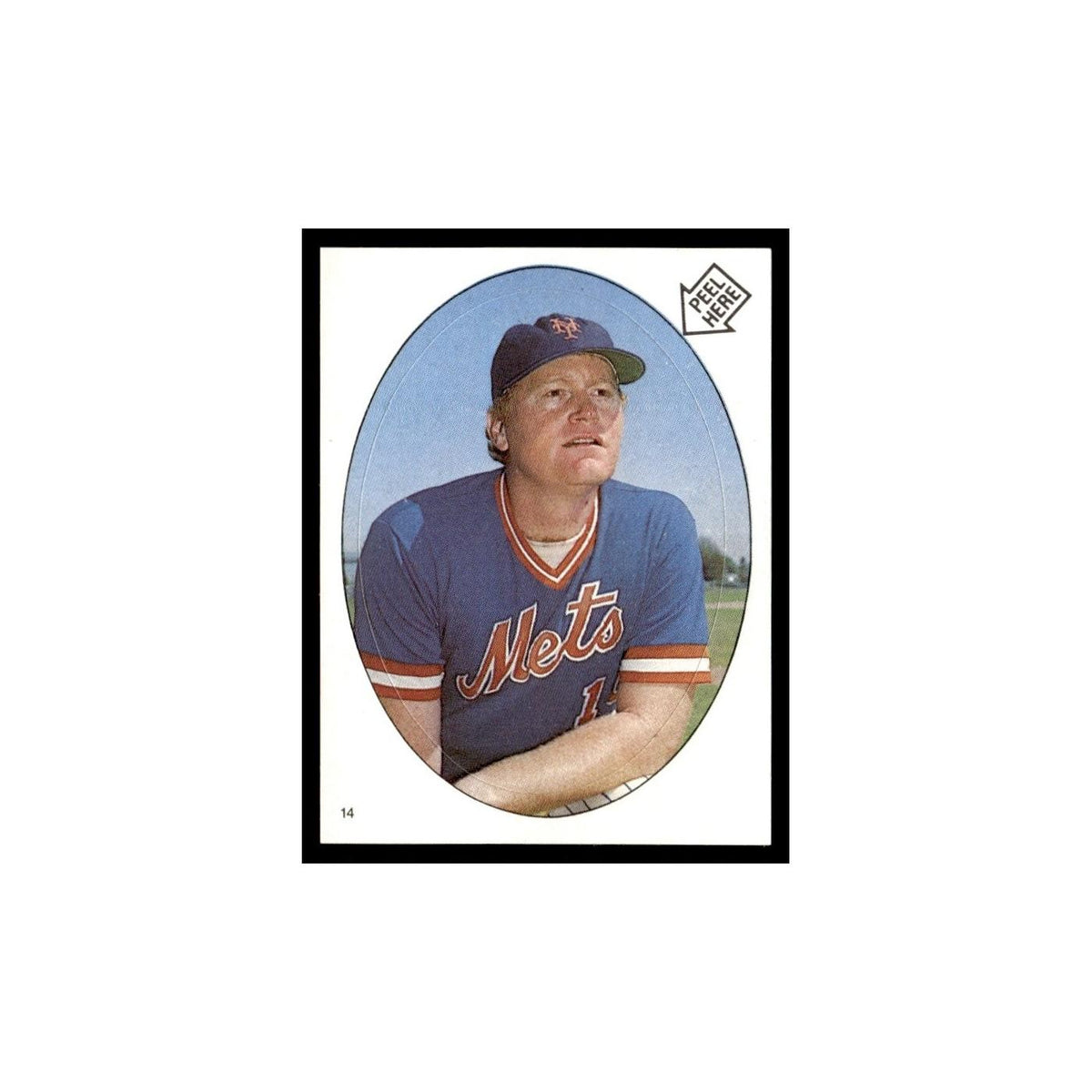 Rusty Staub 1983 Topps Stickers #14 New York Mets Baseball Card NM