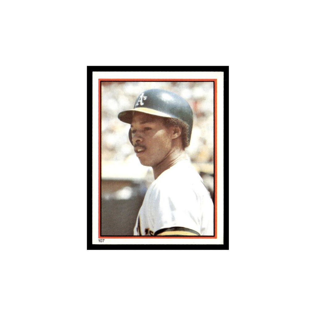Dwayne Murphy 1983 Topps Stickers #107 Oakland Athletics Baseball Card NM