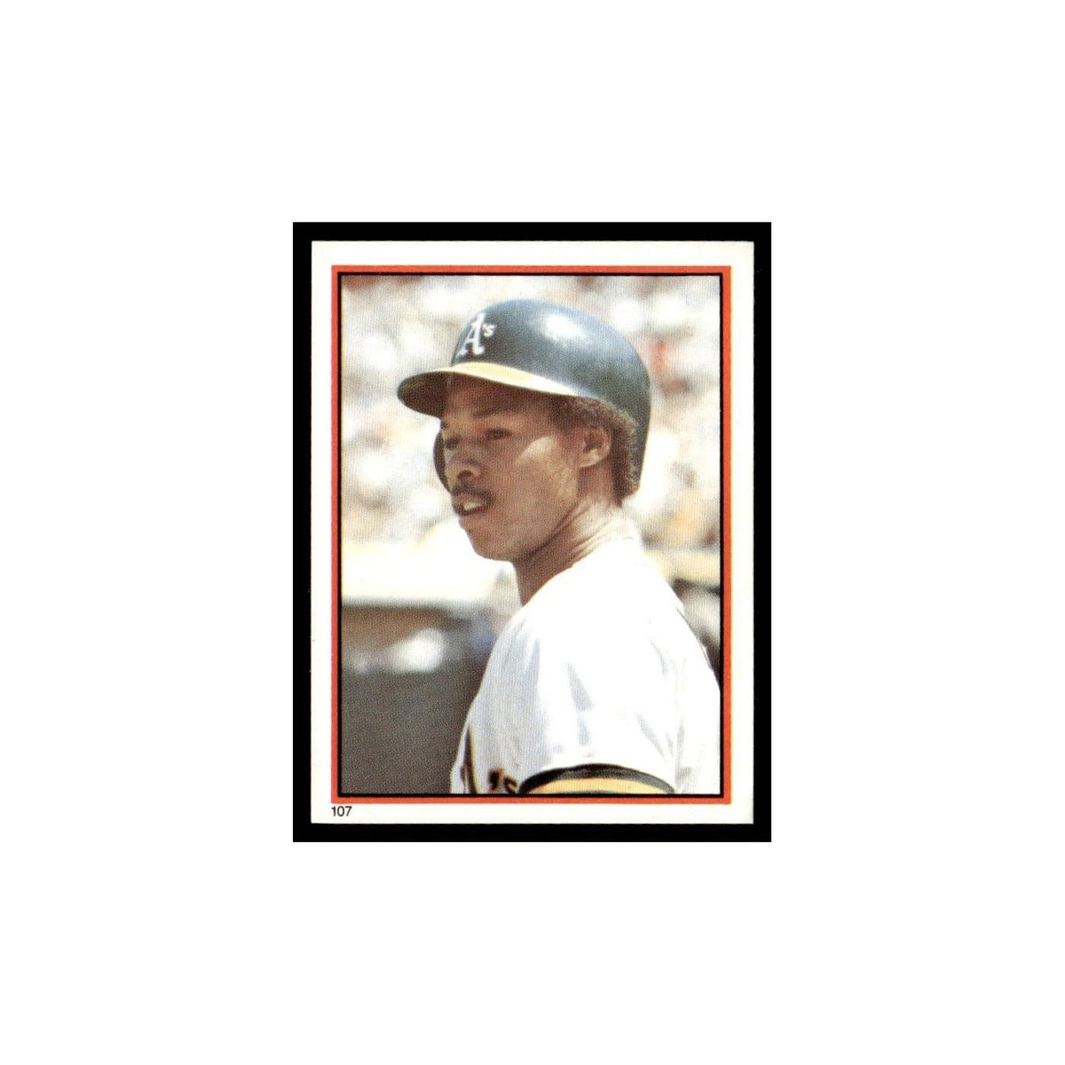 Dwayne Murphy 1983 Topps Stickers #107 Oakland Athletics Baseball Card NM