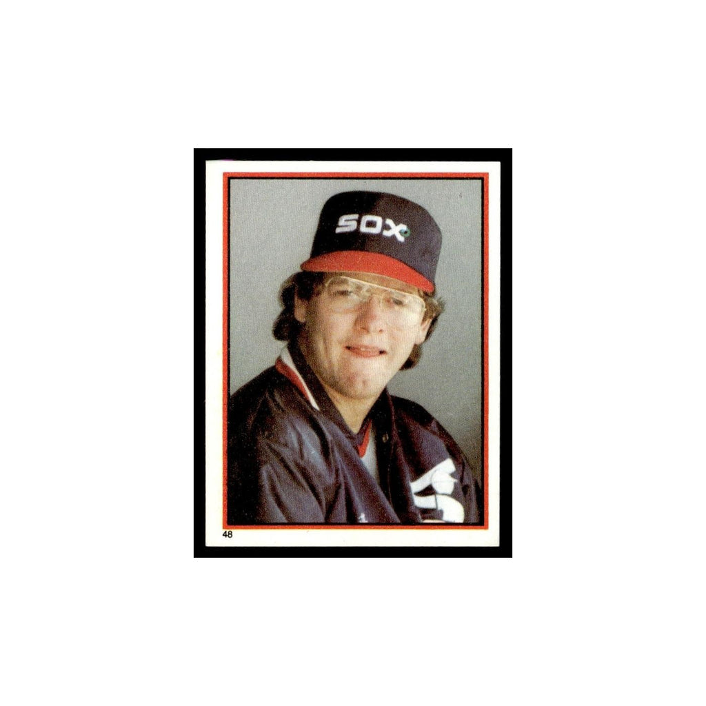 Britt Burns 1983 Topps Stickers #48 Chicago White Sox Baseball Card NM