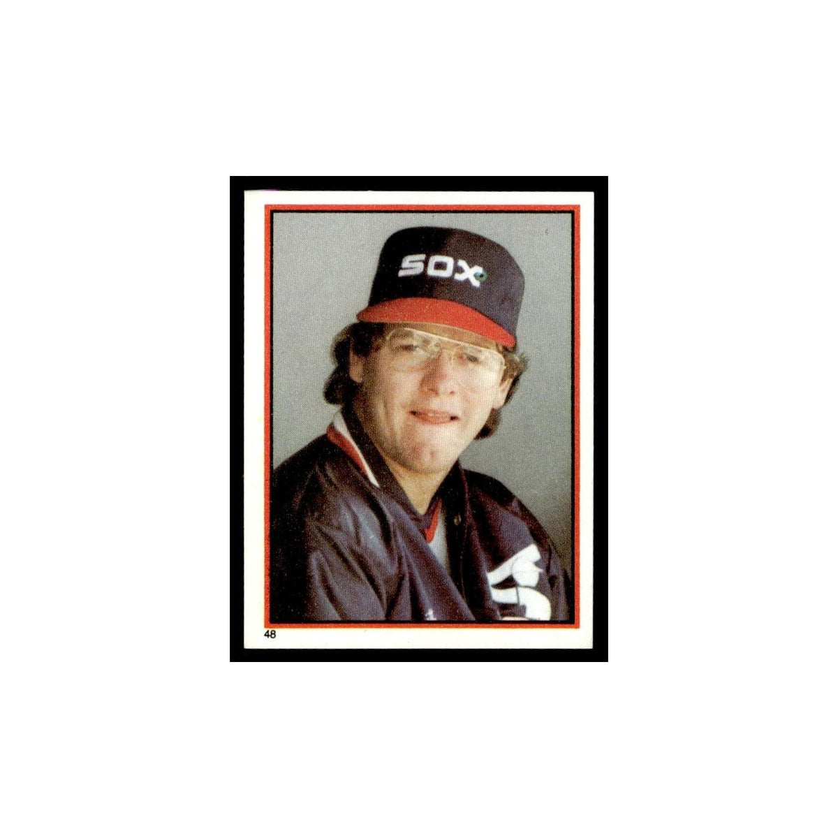 Britt Burns 1983 Topps Stickers #48 Chicago White Sox Baseball Card NM