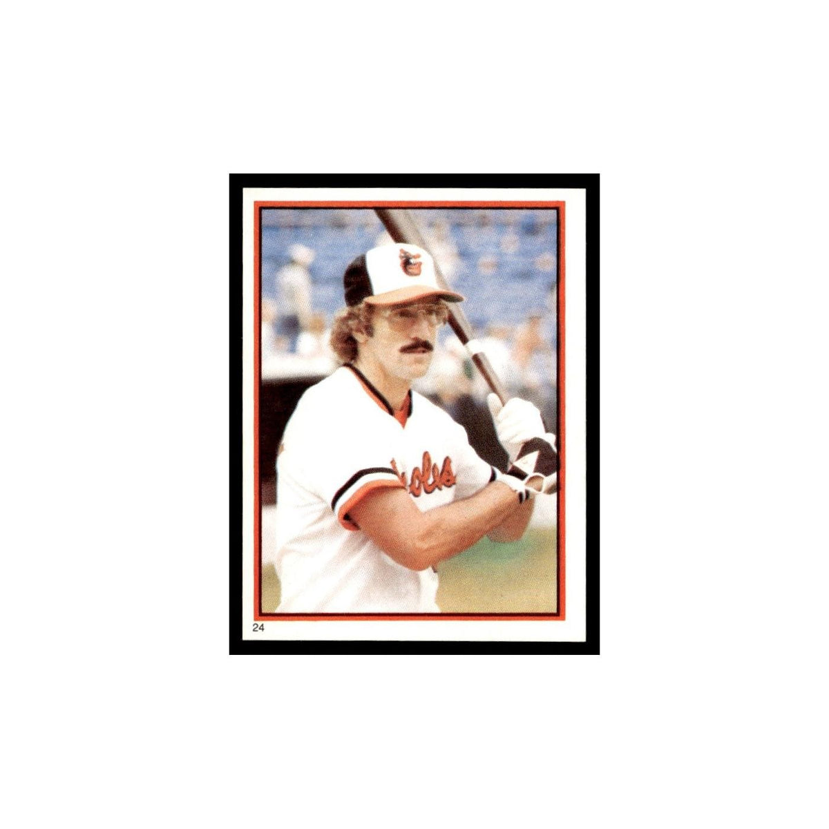 John Lowenstein 1983 Topps Stickers #24 Baltimore Orioles Baseball Card NM