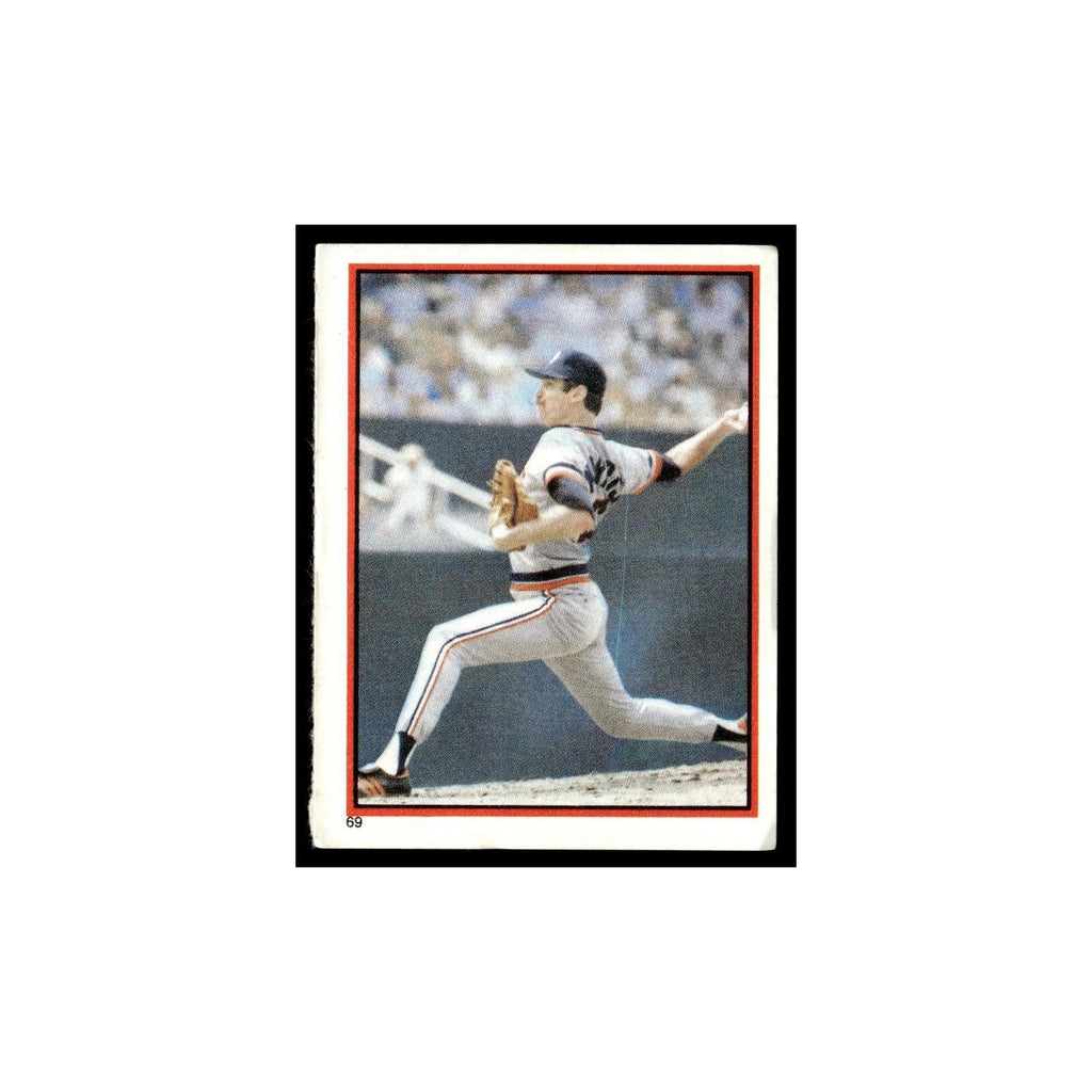 Jack Morris 1983 Topps Stickers #69 Detroit Tigers Baseball Card NM