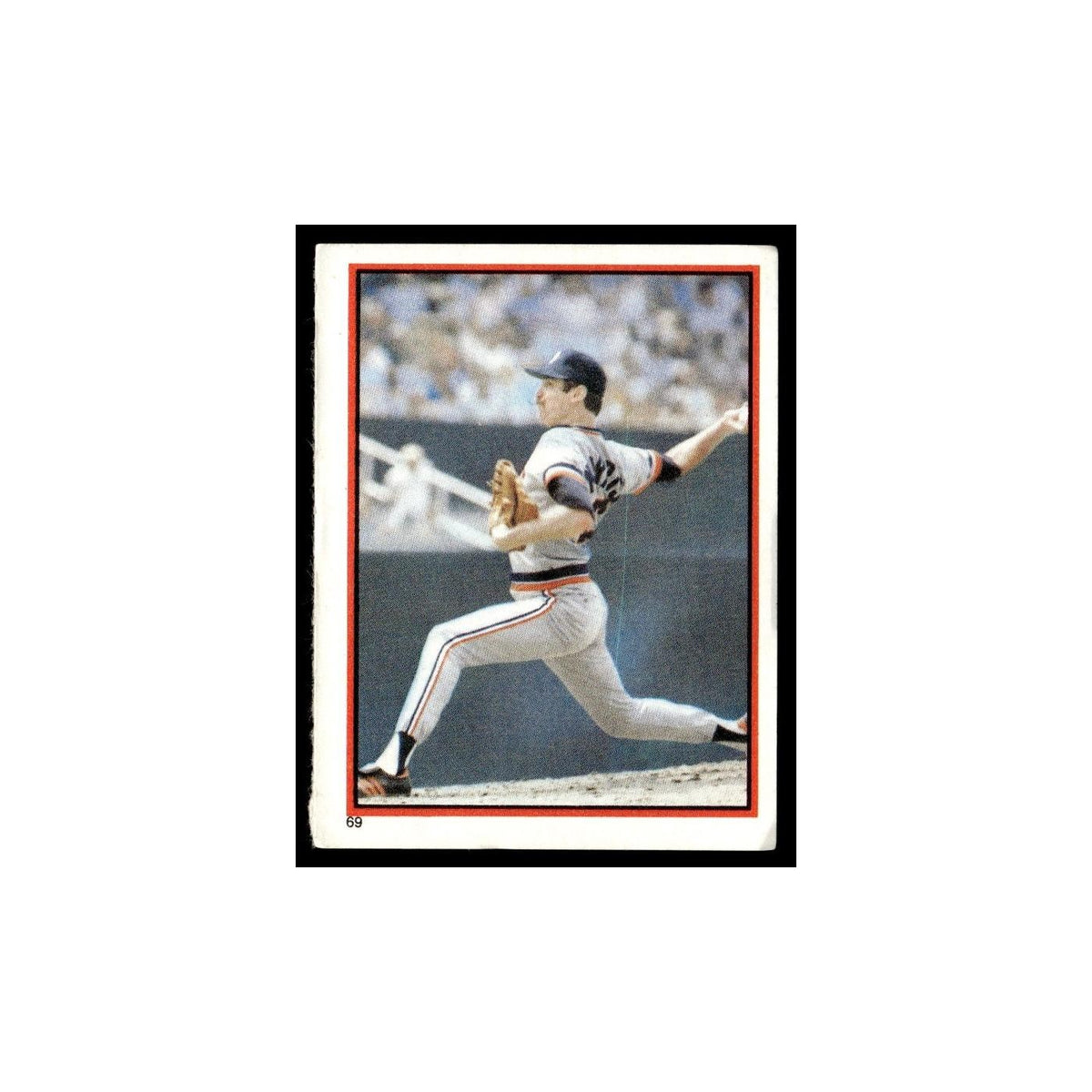 Jack Morris 1983 Topps Stickers #69 Detroit Tigers Baseball Card NM