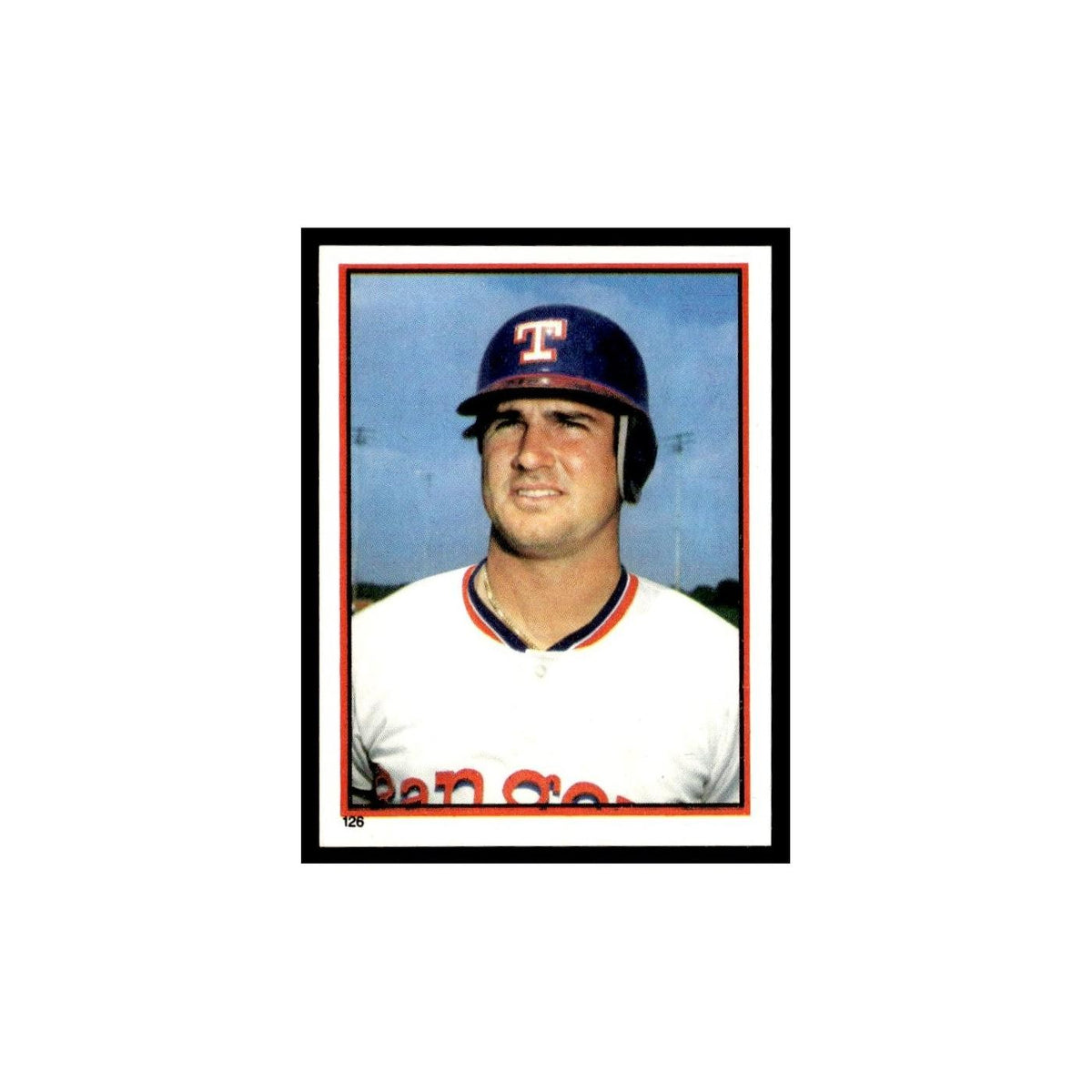Jim Sundberg 1983 Topps Stickers #126 Texas Rangers Baseball Card NM