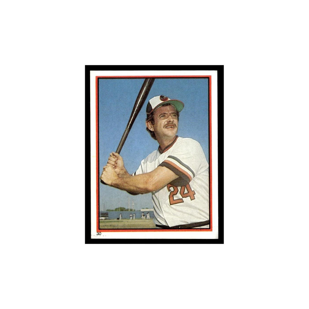 Rick Dempsey 1983 Topps Stickers #30 Baltimore Orioles Baseball Card NM
