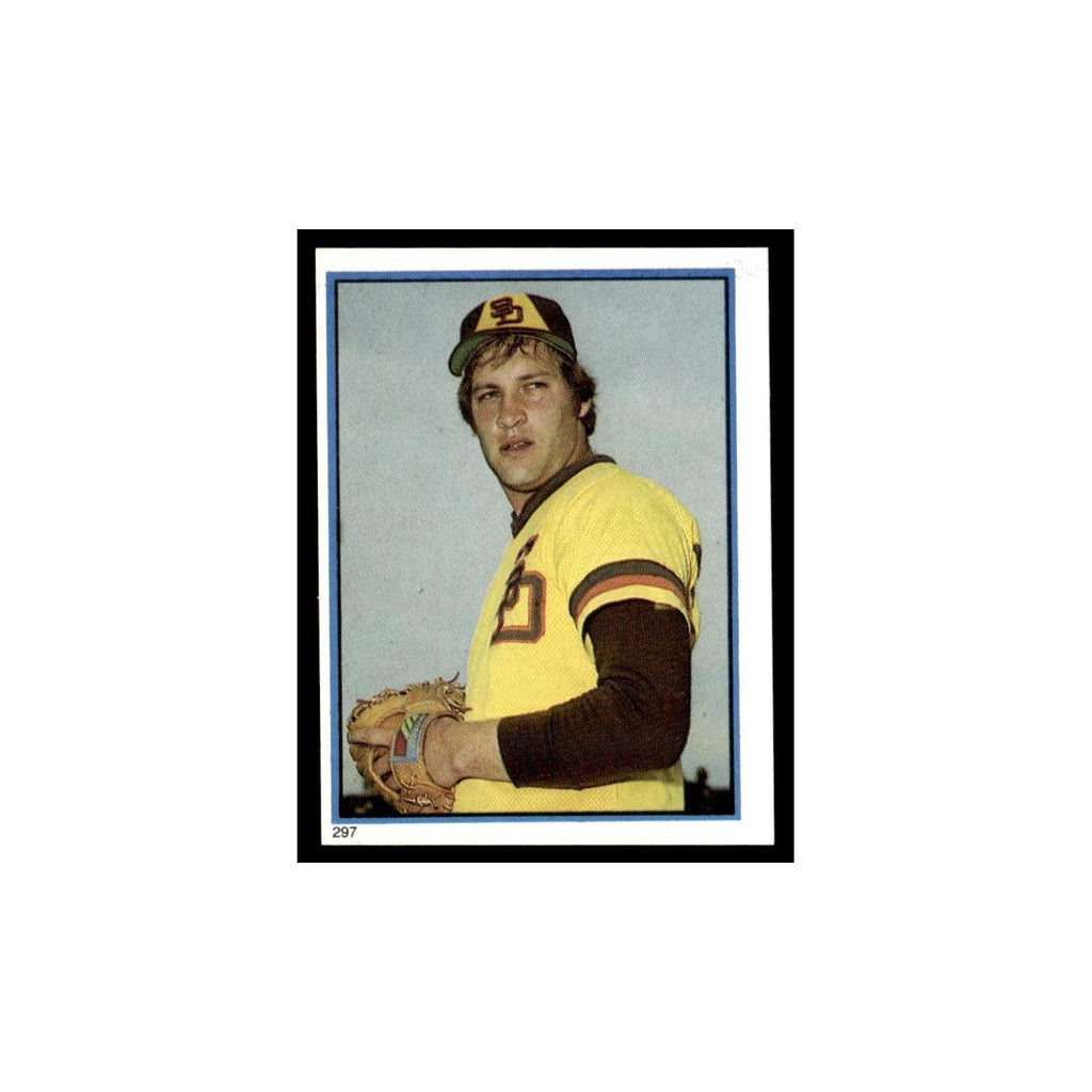 John Montefusco 1983 Topps Stickers #297 San Diego Padres Baseball Card NM