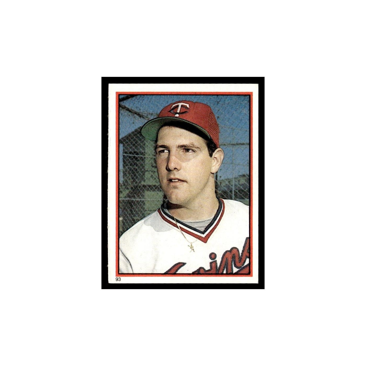 Tim Laudner 1983 Topps Stickers #93 Minnesota Twins Baseball Card NM