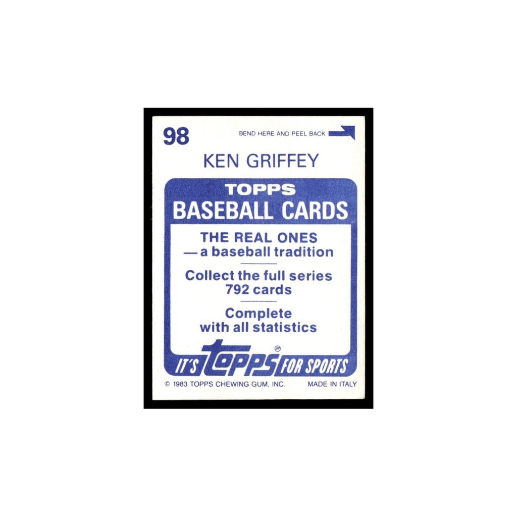 Ken Griffey Sr. 1983 Topps Stickers #98 New York Yankees Baseball Card NM