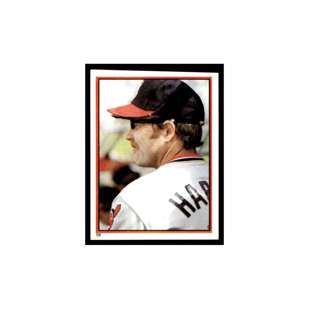 Toby Harrah 1983 Topps Stickers #58 Cleveland Indians Baseball Card NM