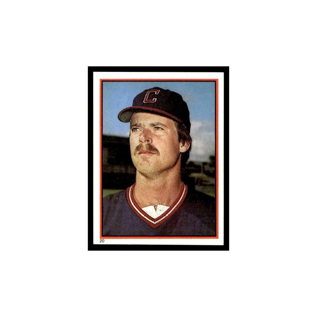 Rick Sutcliffe 1983 Topps Stickers #20 Cleveland Indians Baseball Card NM
