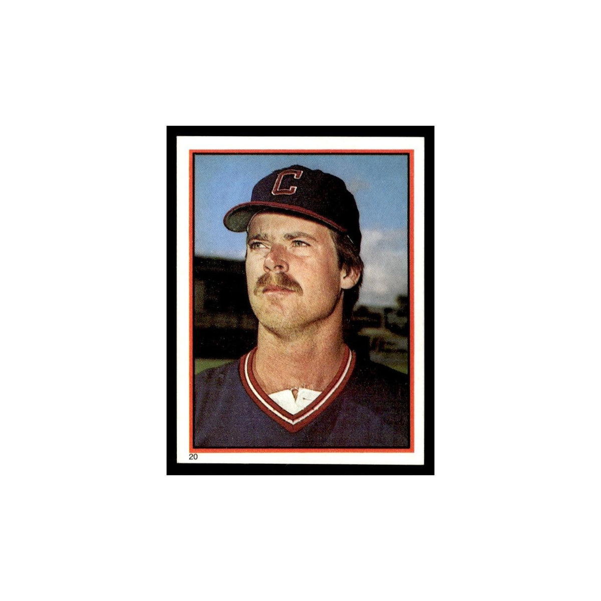 Rick Sutcliffe 1983 Topps Stickers #20 Cleveland Indians Baseball Card NM