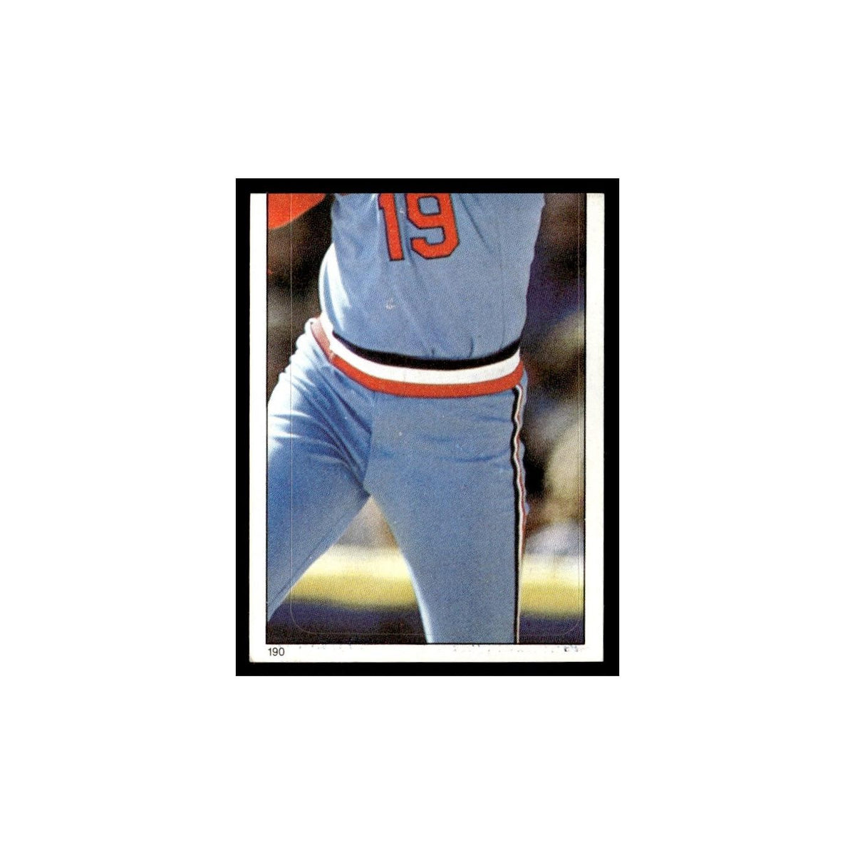 Dane Iorg 1983 Topps Stickers #190 St. Louis Cardinals Baseball Card NM