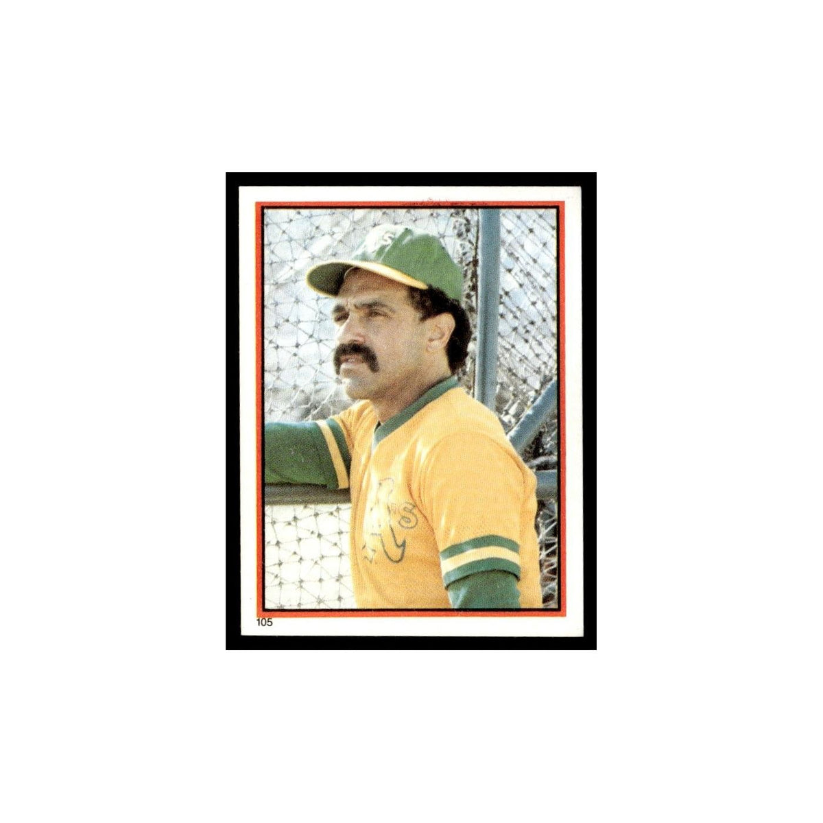 Dave Lopes 1983 Topps Stickers #105 Oakland Athletics Baseball Card NM
