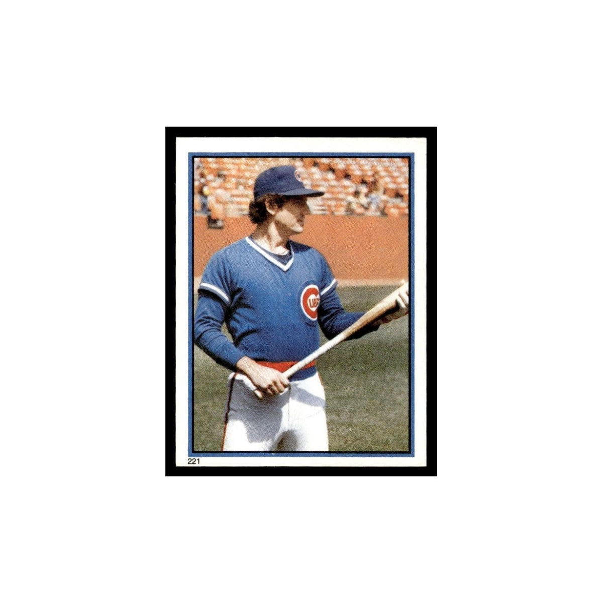 Larry Bowa 1983 Topps Stickers #221 Chicago Cubs Baseball Card NM