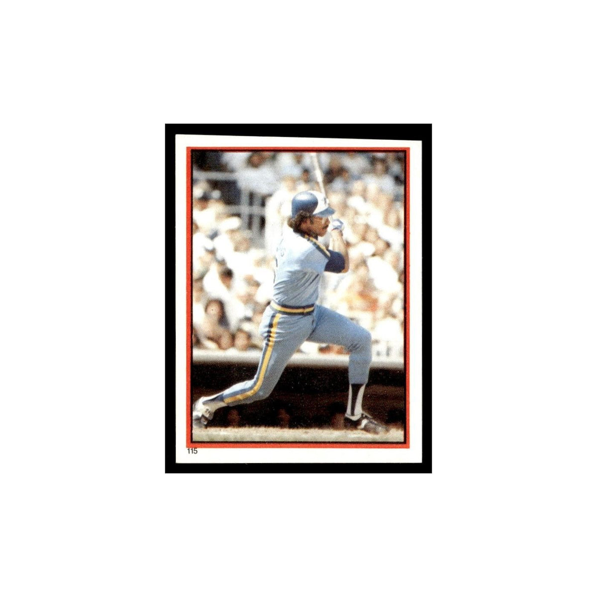 Al Cowens 1983 Topps Stickers #115 Seattle Mariners Baseball Card NM
