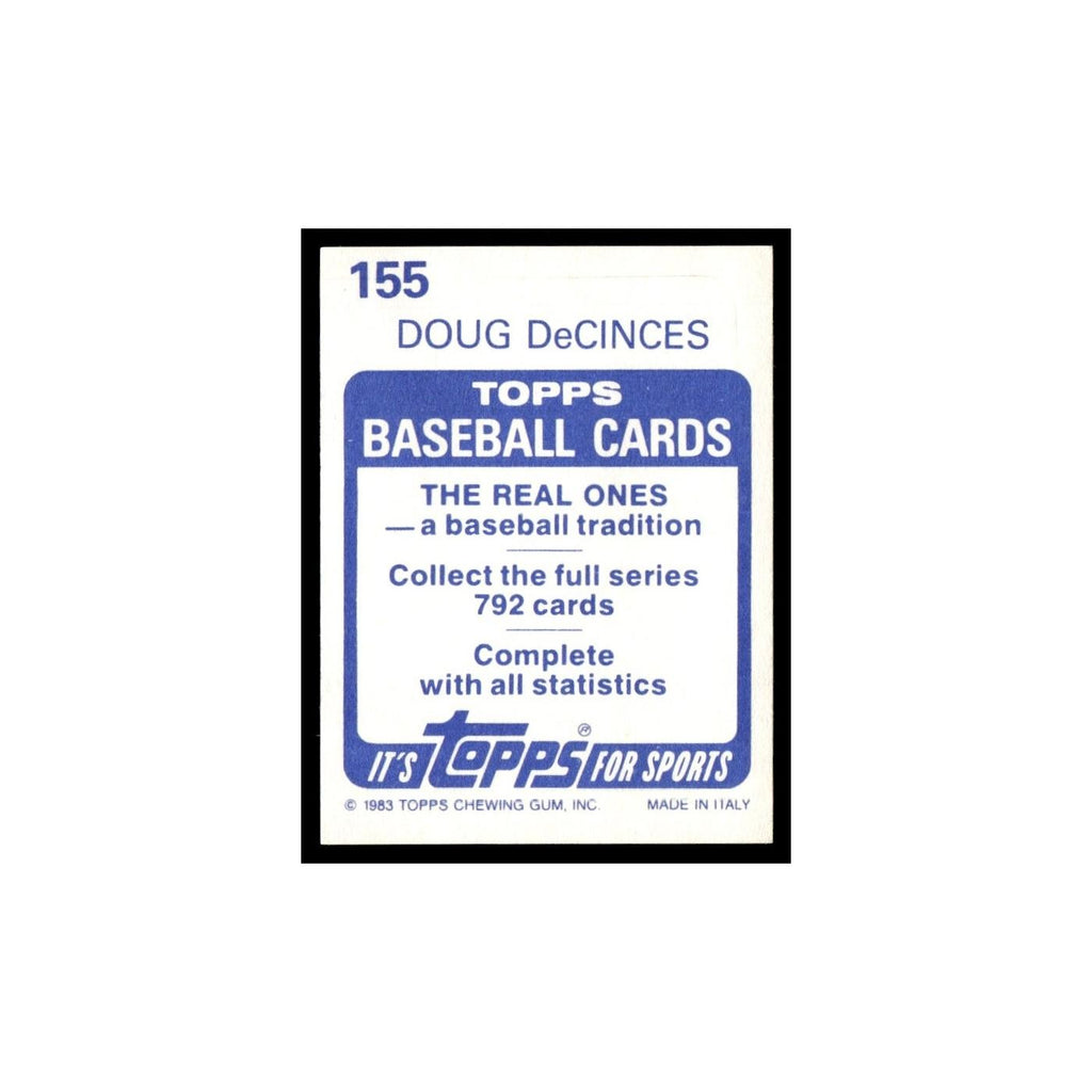 Doug DeCinces 1983 Topps Stickers #155 California Angels Baseball Card NM