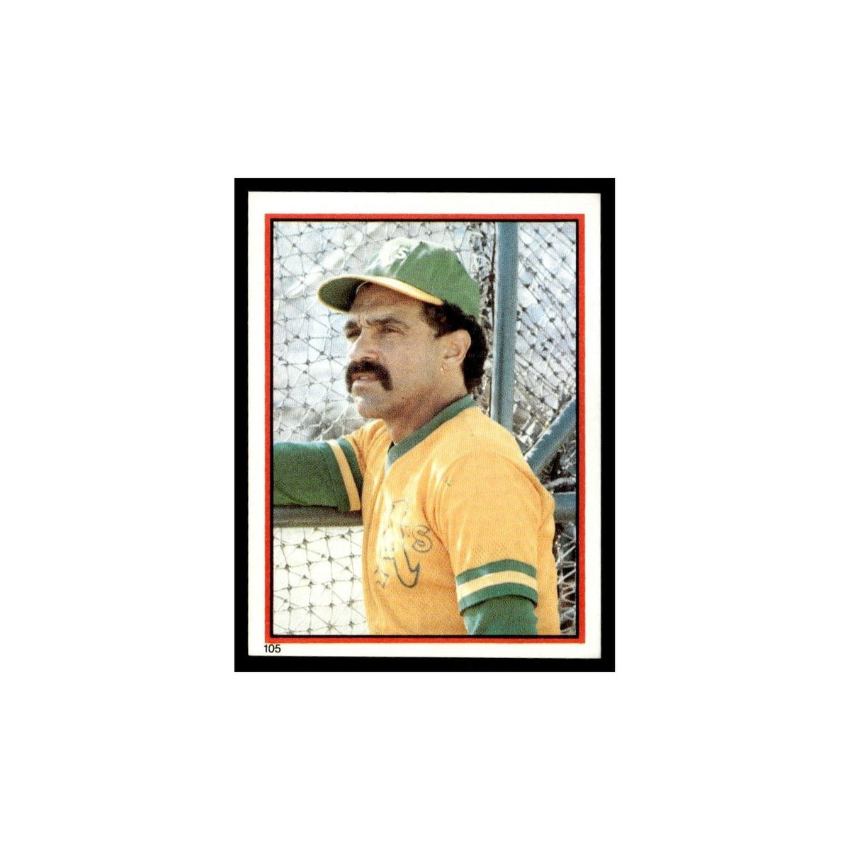 Dave Lopes 1983 Topps Stickers #105 Oakland Athletics Baseball Card NM
