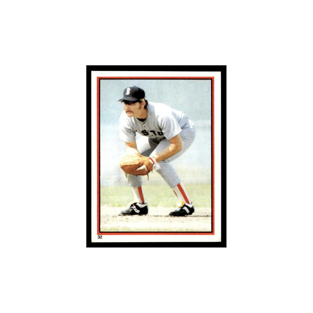 Carney Lansford 1983 Topps Stickers #32 Boston Red Sox Baseball Card NM
