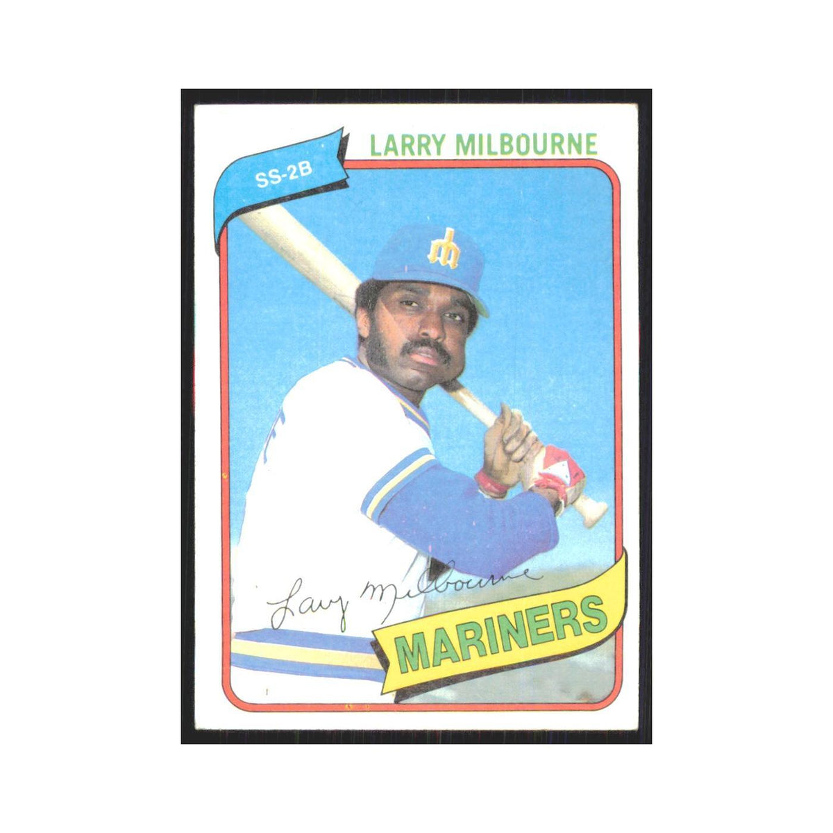 1980 Topps Larry Milbourne Mariners #422