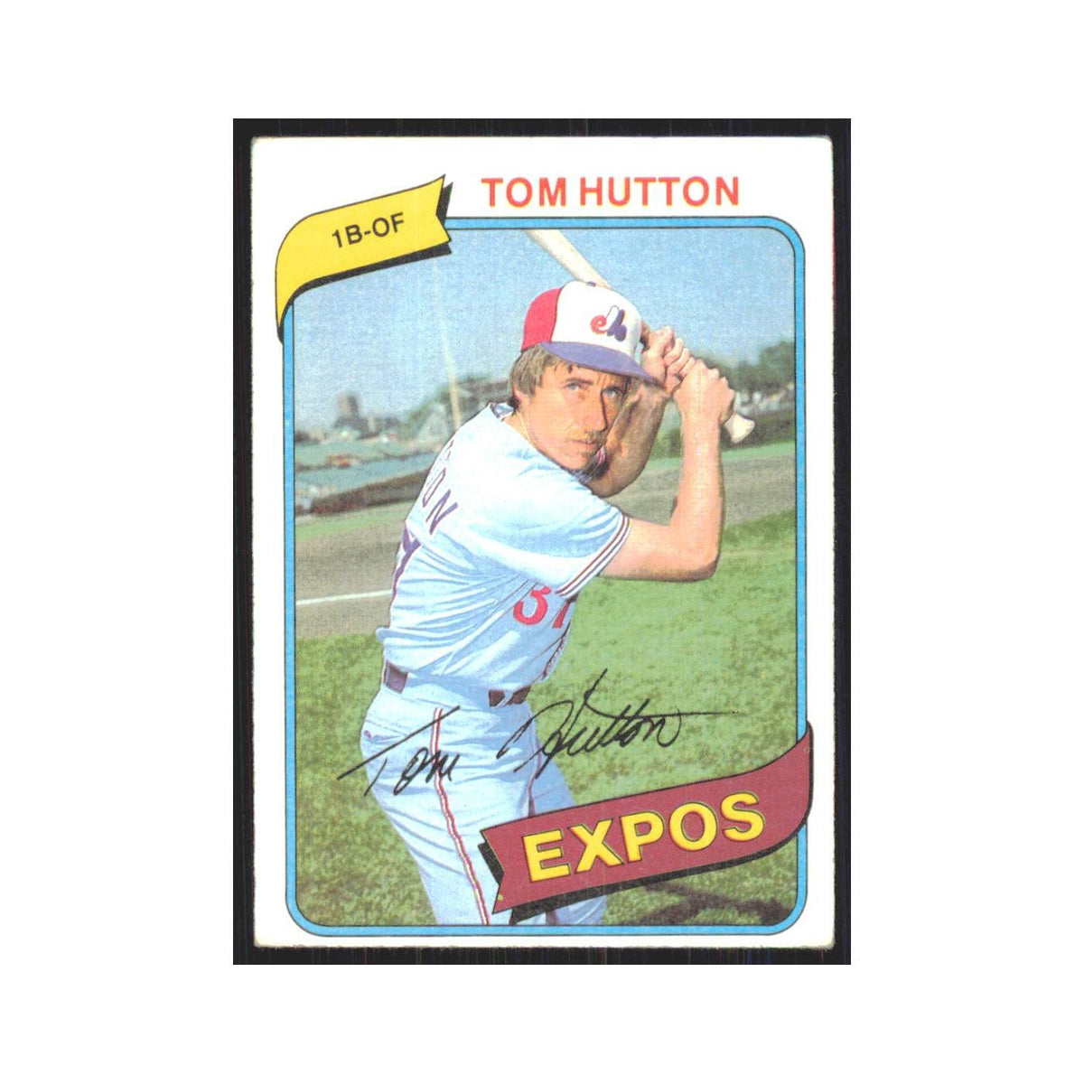 1980 Topps Tom Hutton Montreal Expos #427