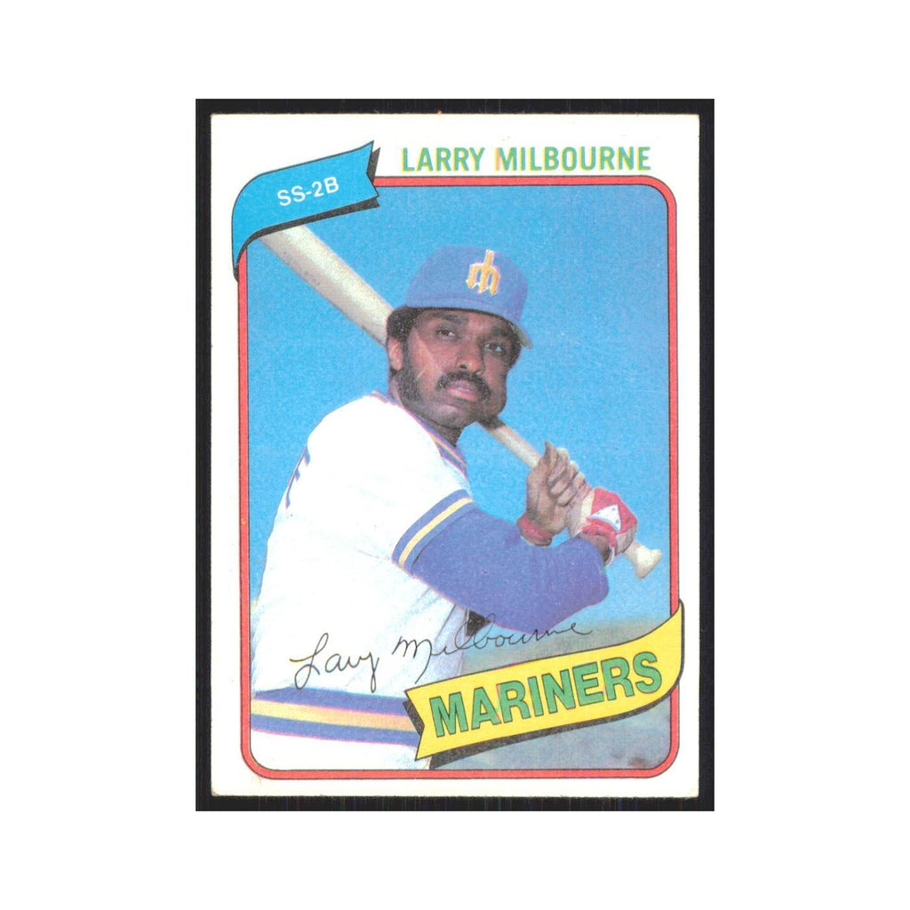 1980 Topps Larry Milbourne Mariners #422