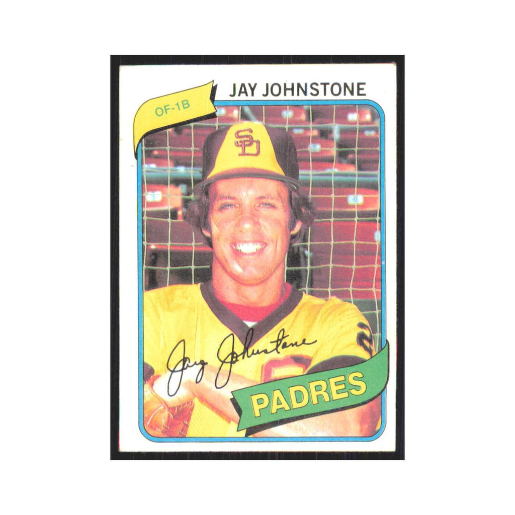 1980 Topps Jay Johnstone Padres #31