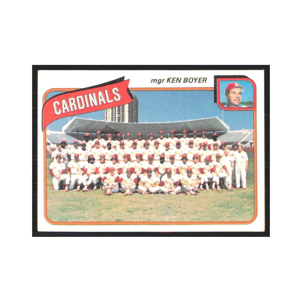 1980 Topps Ken boyer & Team Cardinals #244