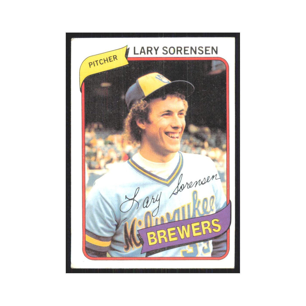 1980 Topps Lary Sorensen Brewers #154