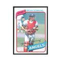 1980 Topps Brian Downing Angels #602