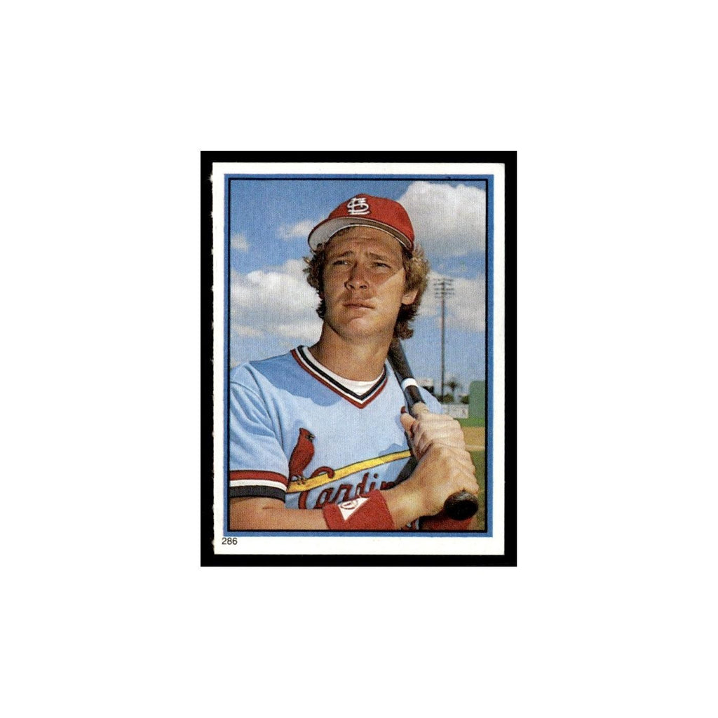 Tom Herr 1983 Topps Stickers #286 St. Louis Cardinals Baseball Card NM