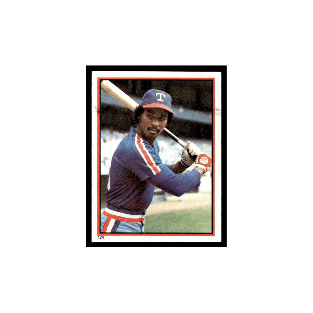 George Wright 1983 Topps Stickers #124 Texas Rangers Baseball Card NM