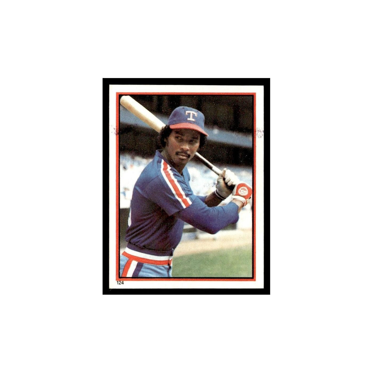 George Wright 1983 Topps Stickers #124 Texas Rangers Baseball Card NM