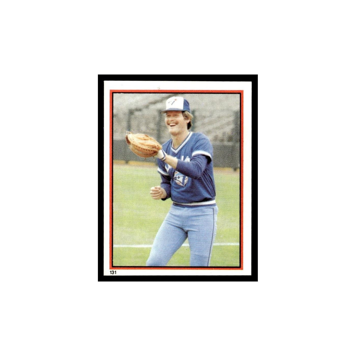 Ernie Whitt 1983 Topps Stickers #131 Toronto Blue Jays Baseball Card NM